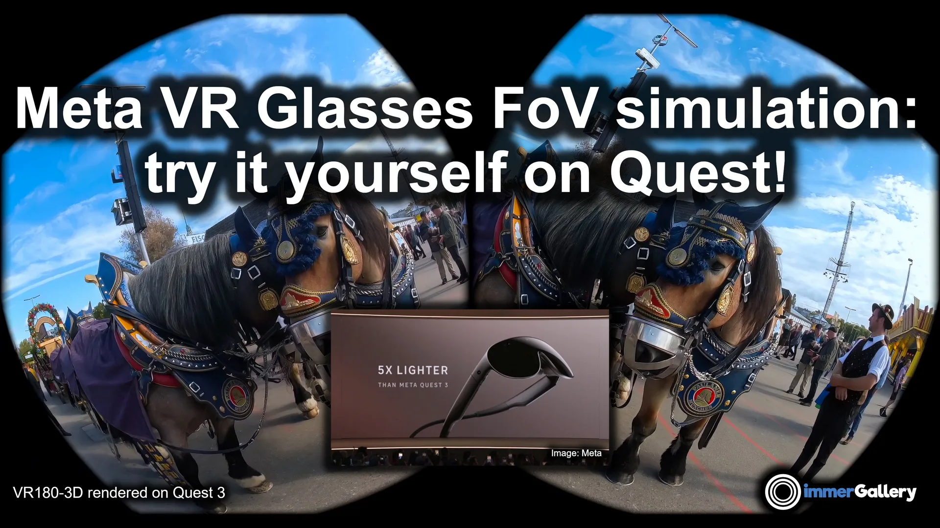 Meta VR Glasses FoV