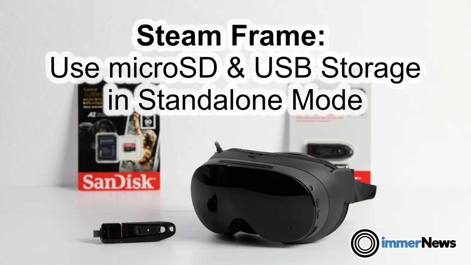 Steam Frame microSD and USB
